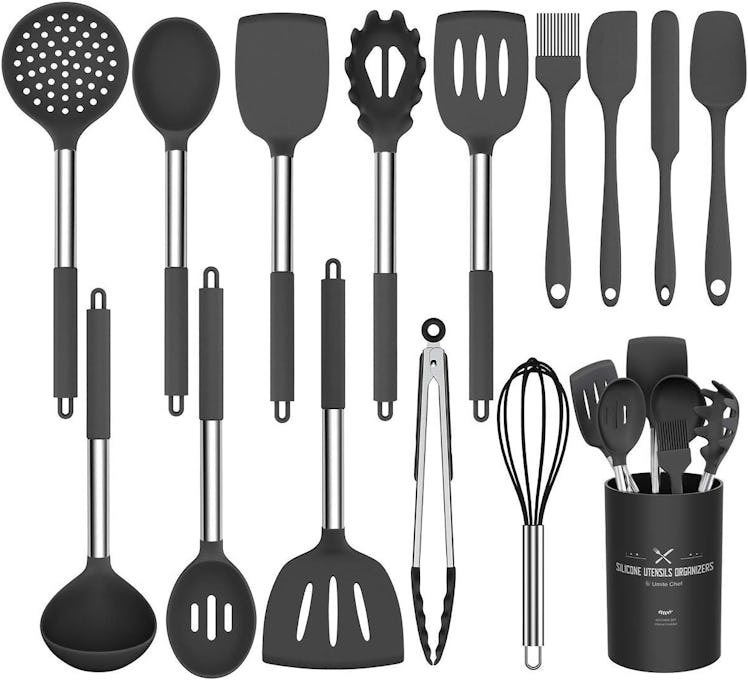 Umite Chef Silicone Cooking Utensil Set (15 Pieces)