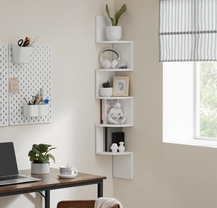 VASAGLE Floating Corner Shelf