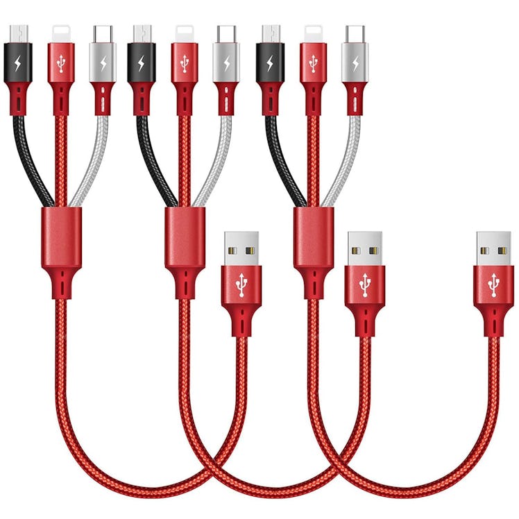 ASICEN Universal USB Charging Cables (3-Pack)