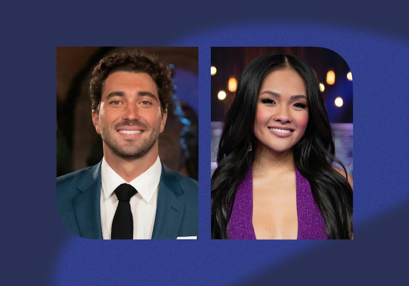 Joey Graziadei and Jenn Tran on 'The Bachelor.' Photo via ABC