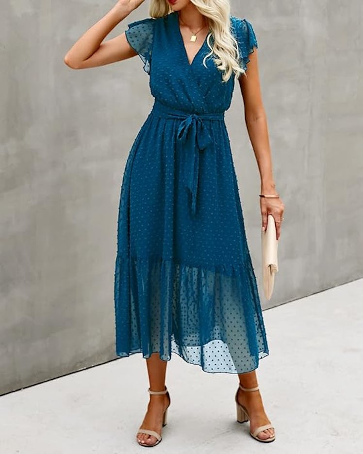 BTFBM A-Line Wrap Dress