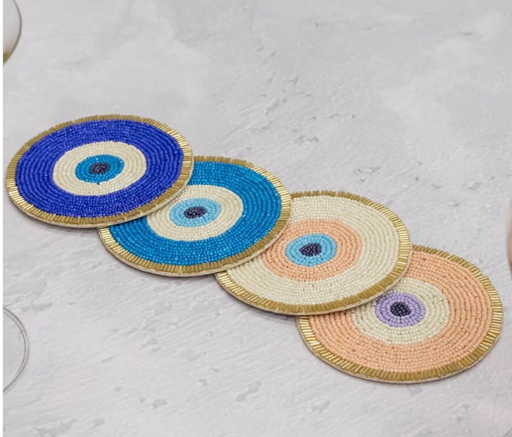 Folkulture Beaded Coasters (4-Pack)