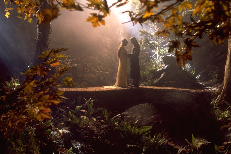 Liv Tyler and Viggo Mortensen in The Lord of the Rings: The Fellowship of the Ring