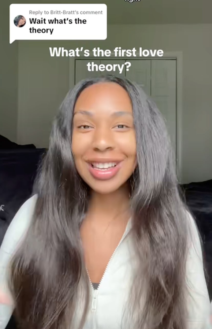 What is TikTok's "first love" theory?