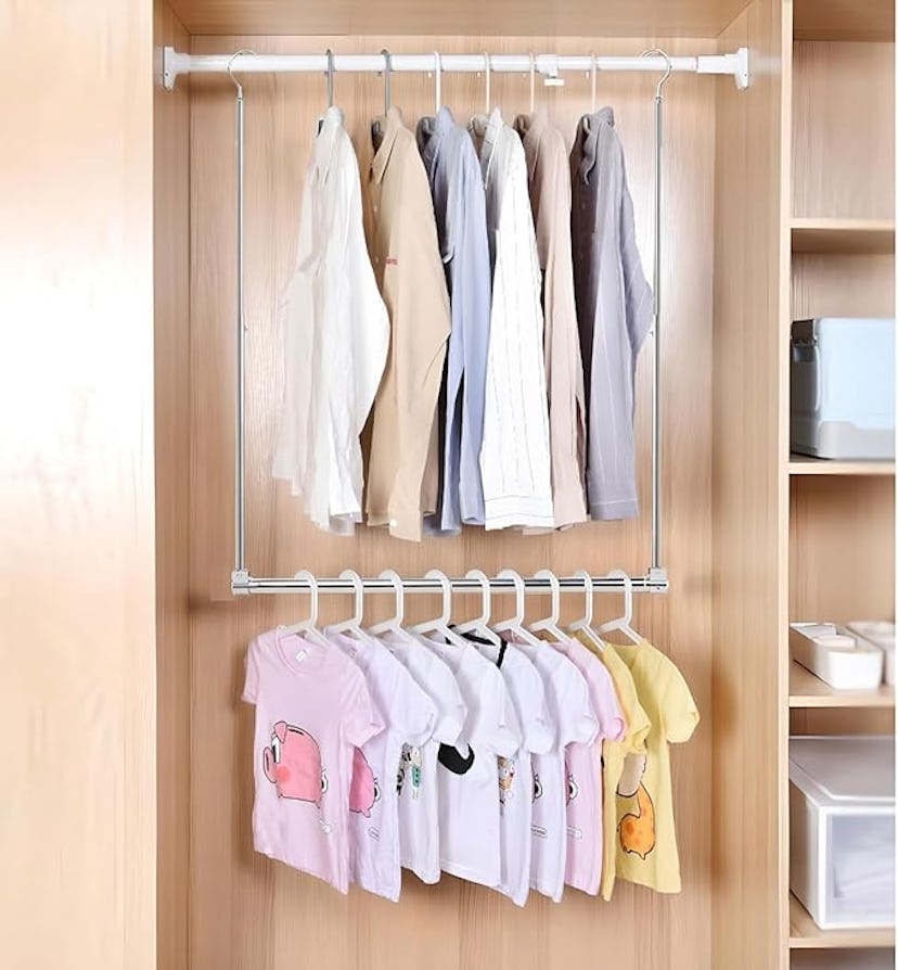 Yeetburg Adjustable Hanging Closet Rod