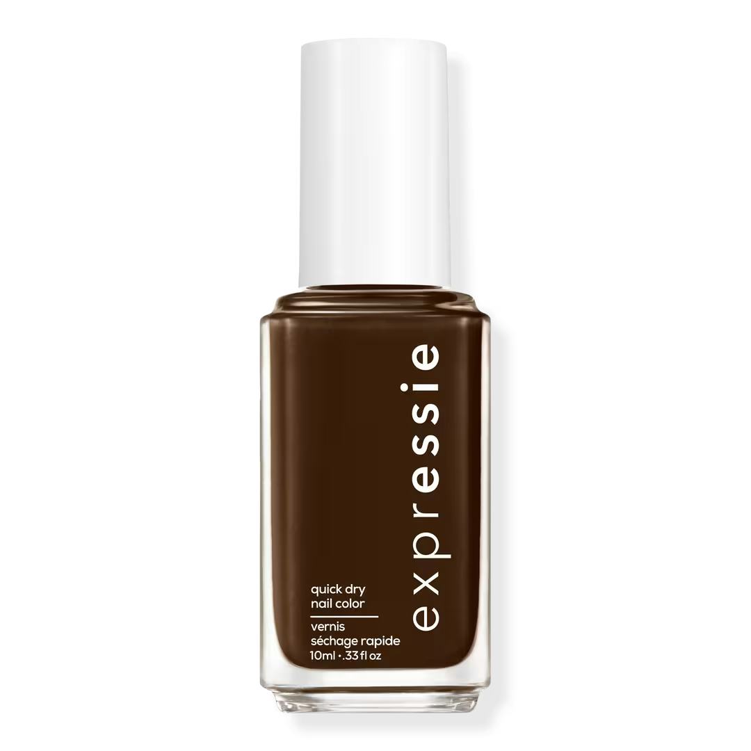 essie Expressie Quick Dry Nail Color in Take The Espresso