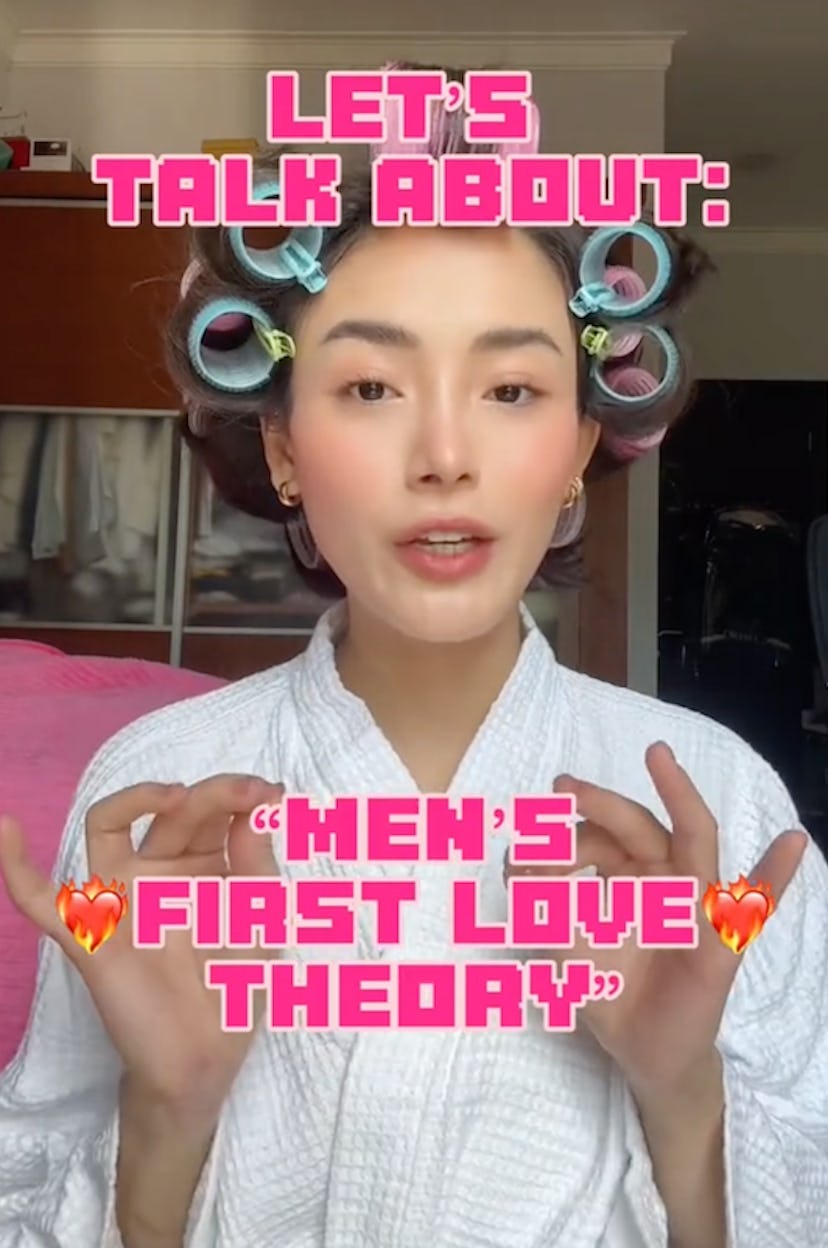 Men’s first love theory.