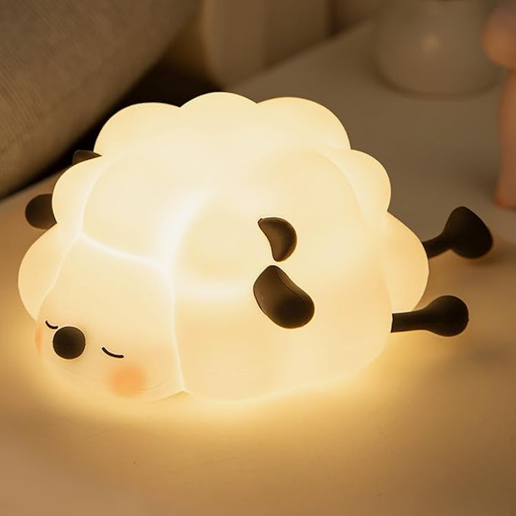 NESVECit Rechargeable LED Sheep Night Light