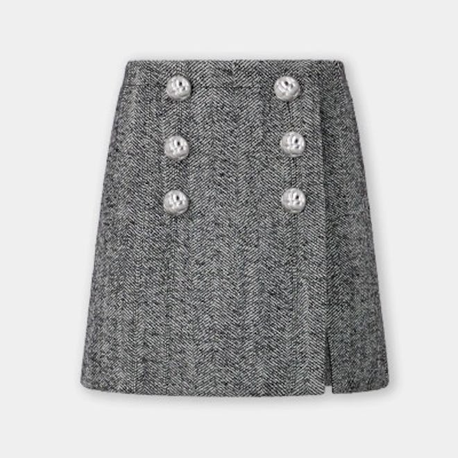 Wool Mini Skirt