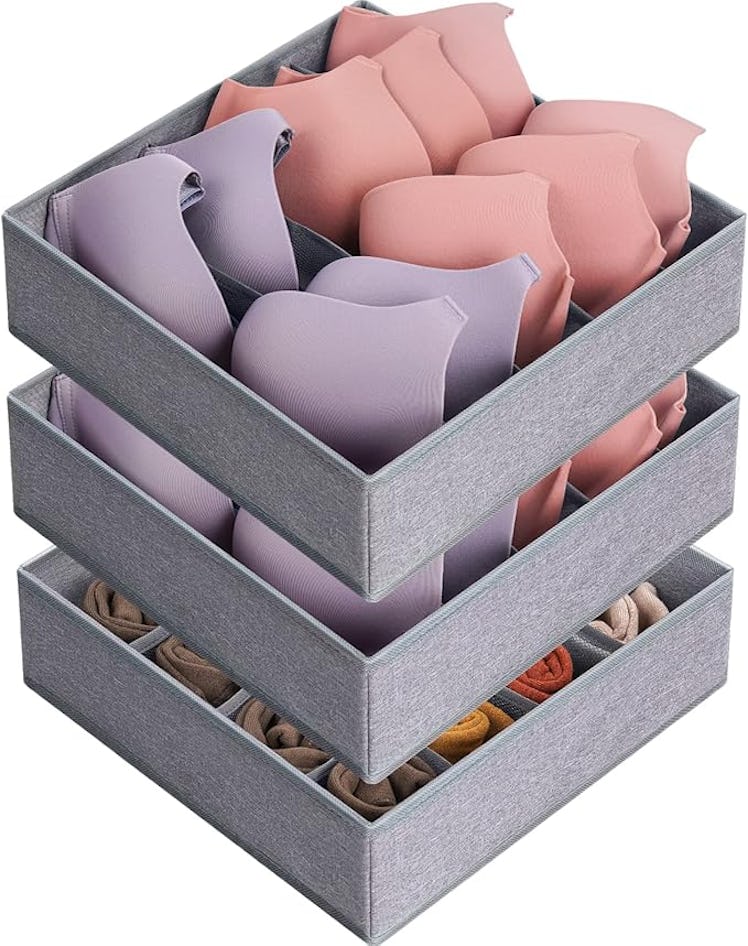 Criusia Drawer Organizers (3-Pack)