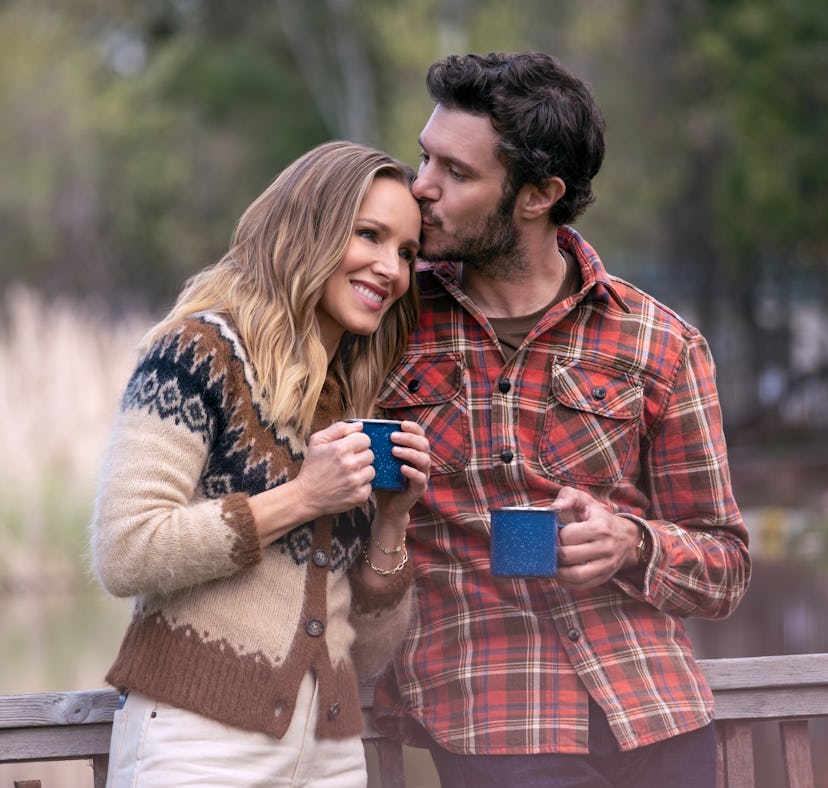 The cast of 'Nobody Wants This' sends Adam Brody memes in their group chat.