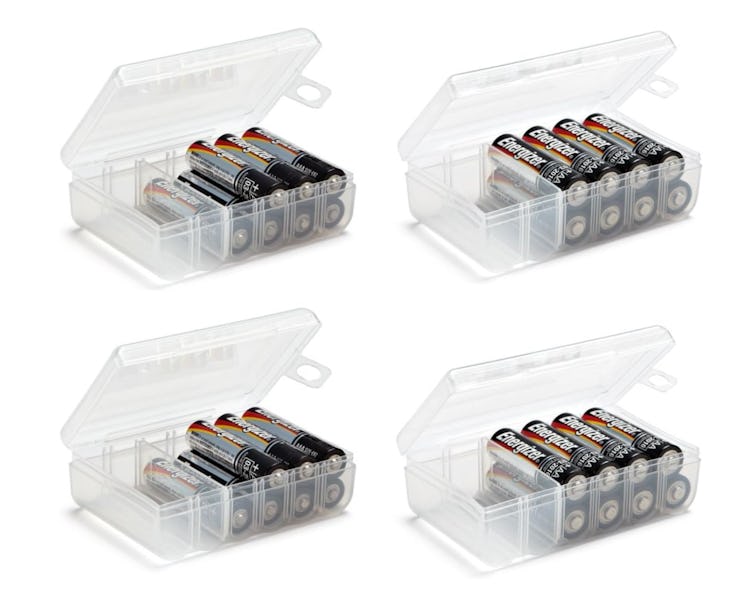 GlossyEnd Battery Storage Box (4-Pack)