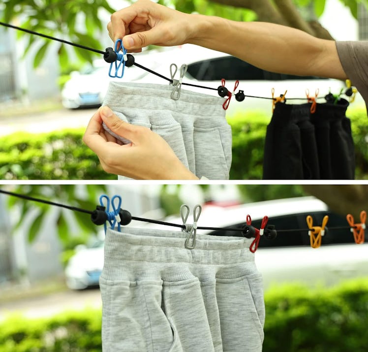 HONGYUTAI Portable Clothesline