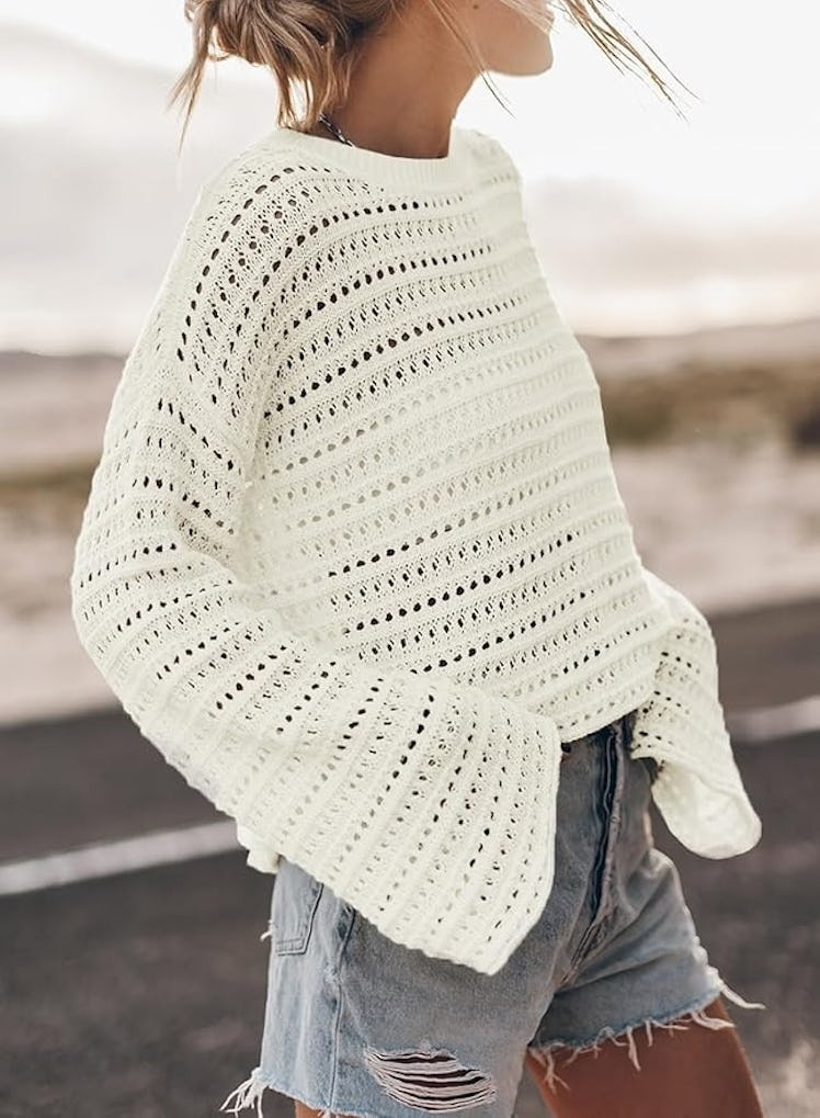 Sidefeel Crochet Sweater