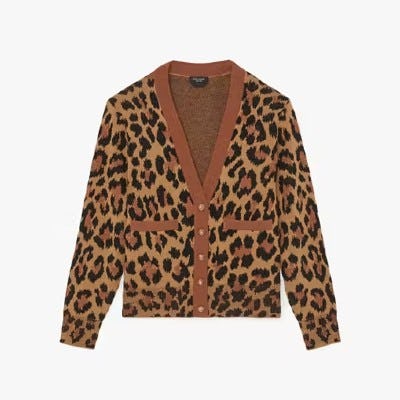 Leopard Print Cardigan