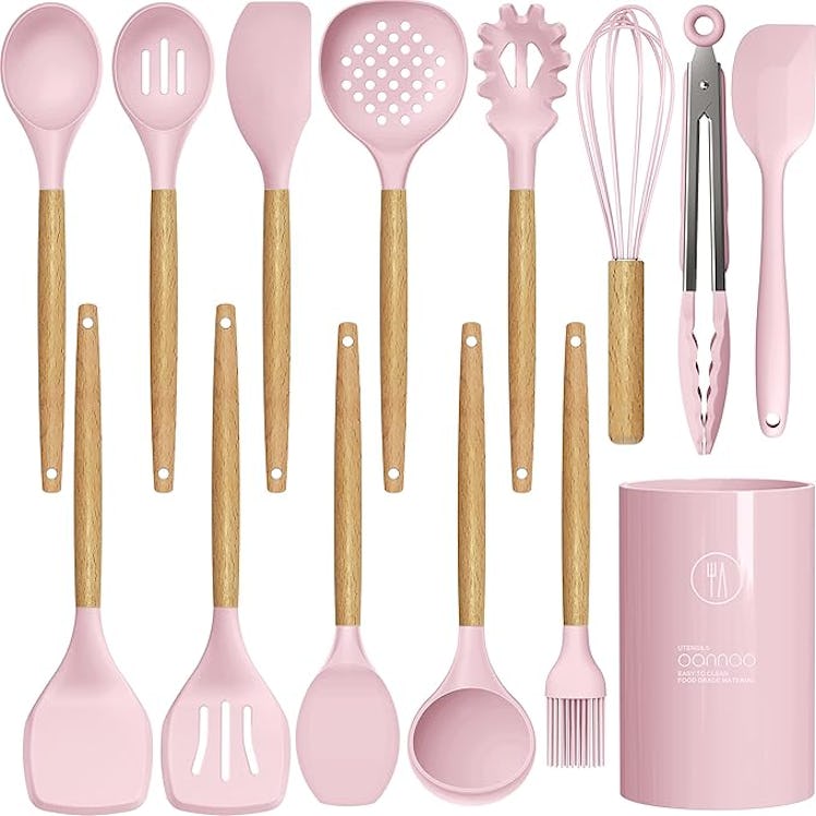 oannao Silicone Cooking Utensils (14 Pieces)