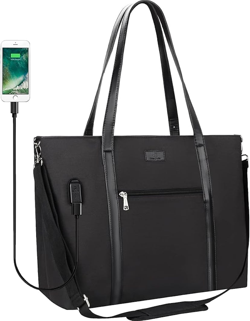 TANTO Laptop Tote Bag with USB Charging Port