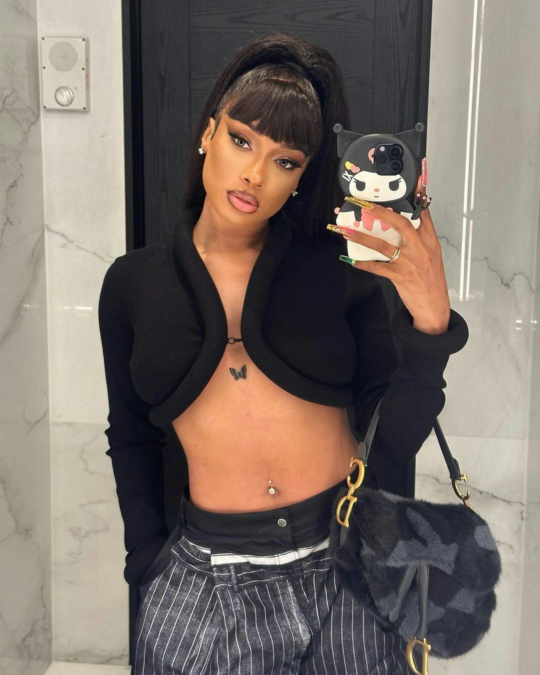 Megan Thee Stallion&rsquo;s one-pin top