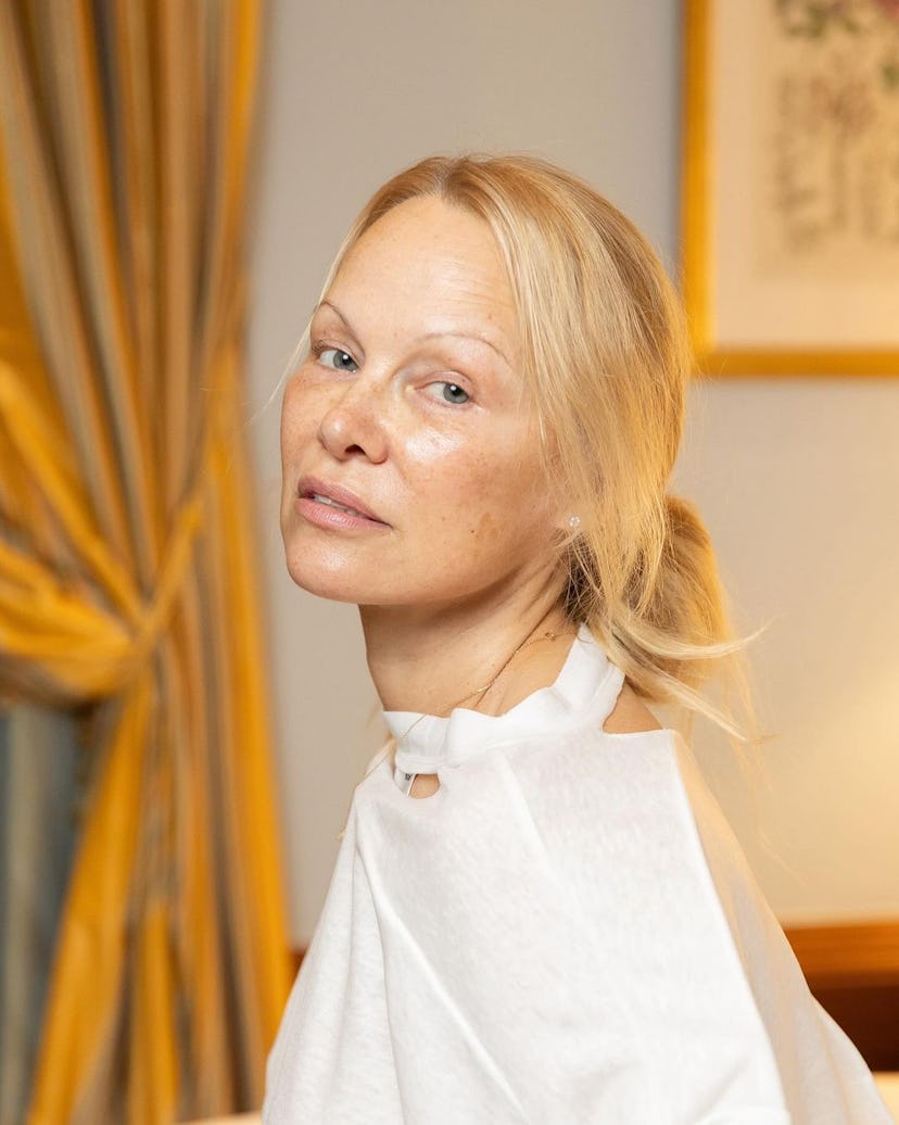 Pamela Anderson on her skin care routine.
