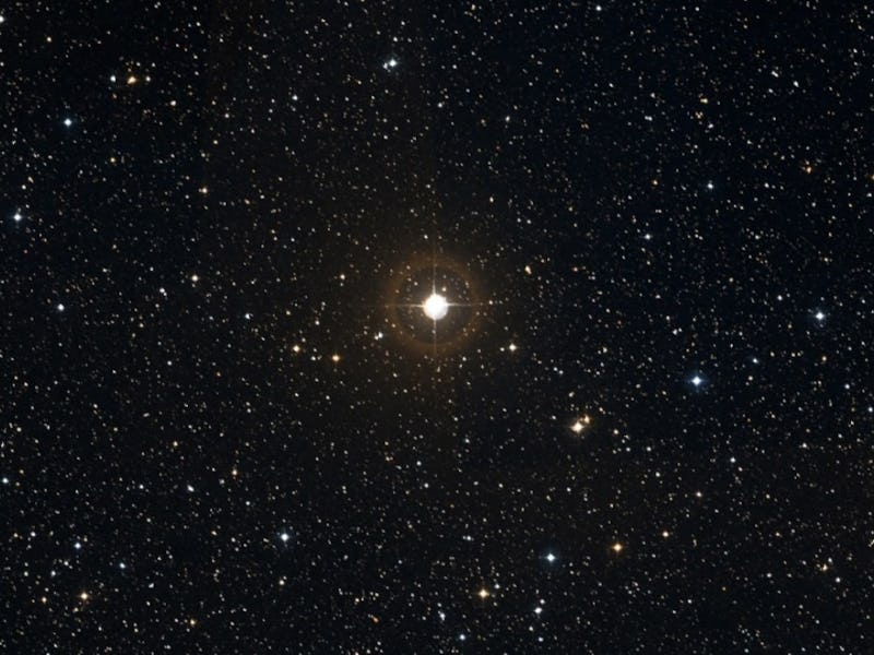 A mesmerizing view of the night sky filled with countless stars, featuring a bright central star sur...