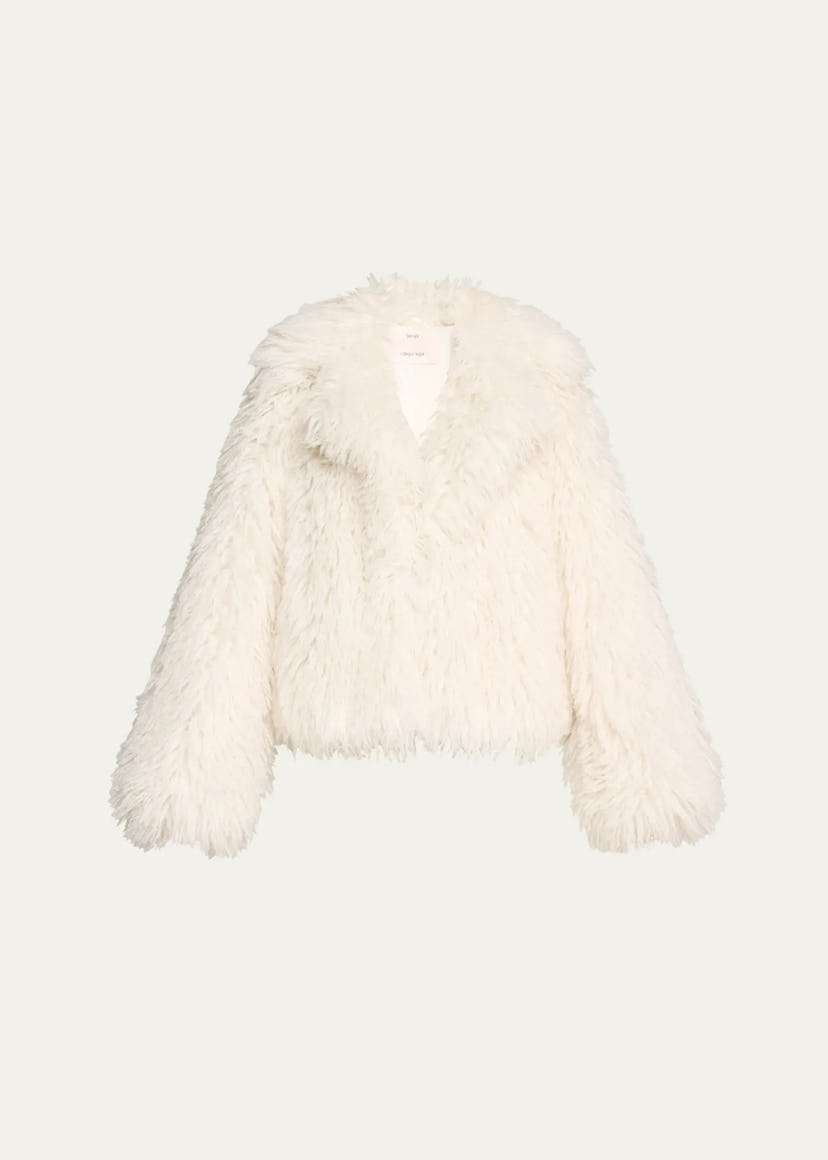 Cinq A Sept Cade Short Faux-Fur Coat