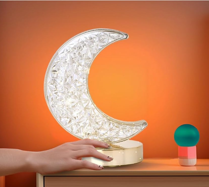 WHOLE HOUSEWARES Crescent Moon Lamp