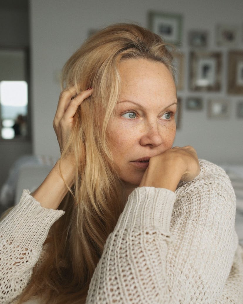 Pamela Anderson on her makeup-free lifestyle.