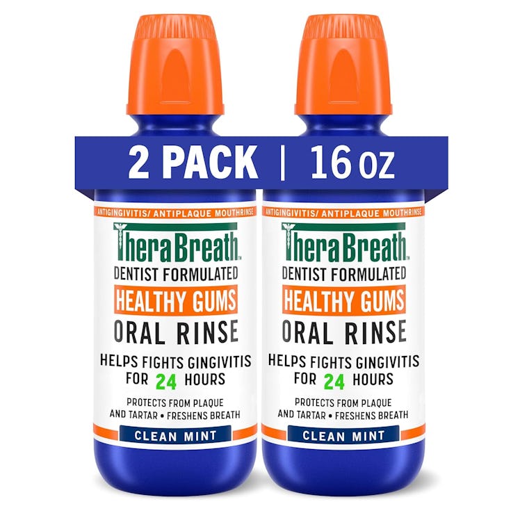 TheraBreath Clean Mint Healthy Gums Mouthwash