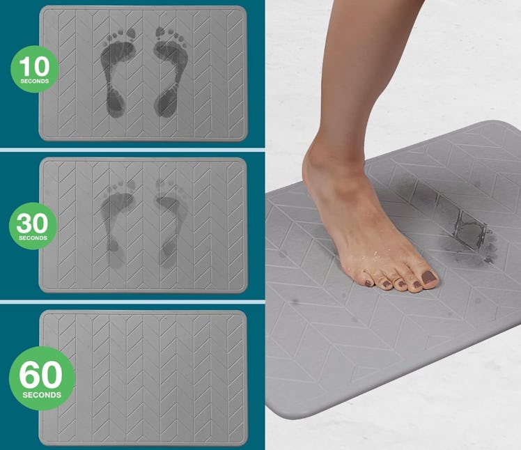 malu Diatomaceous Earth Bath Mat 