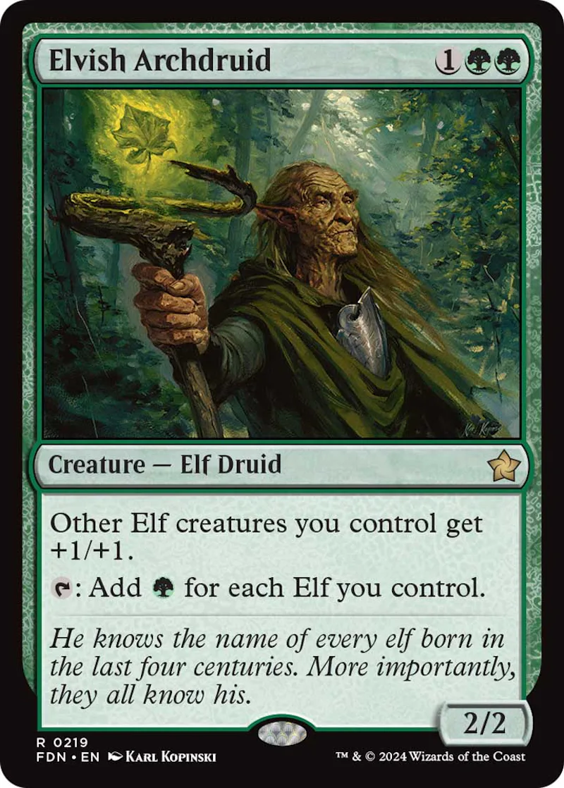 mtg new elf cards New Elves, Fresh-To-Standard Legendary Reprint Coming In MTG Foundations