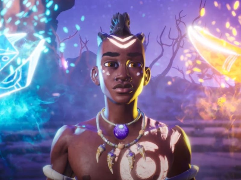 Zau, protagonist of Tales of Kenzera: Zau