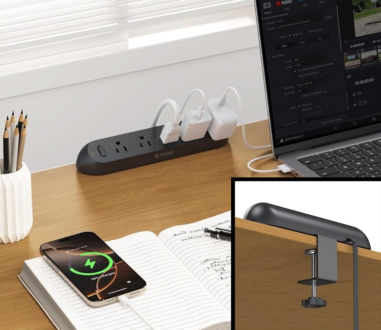 TROND Desk Clamp Power Strip