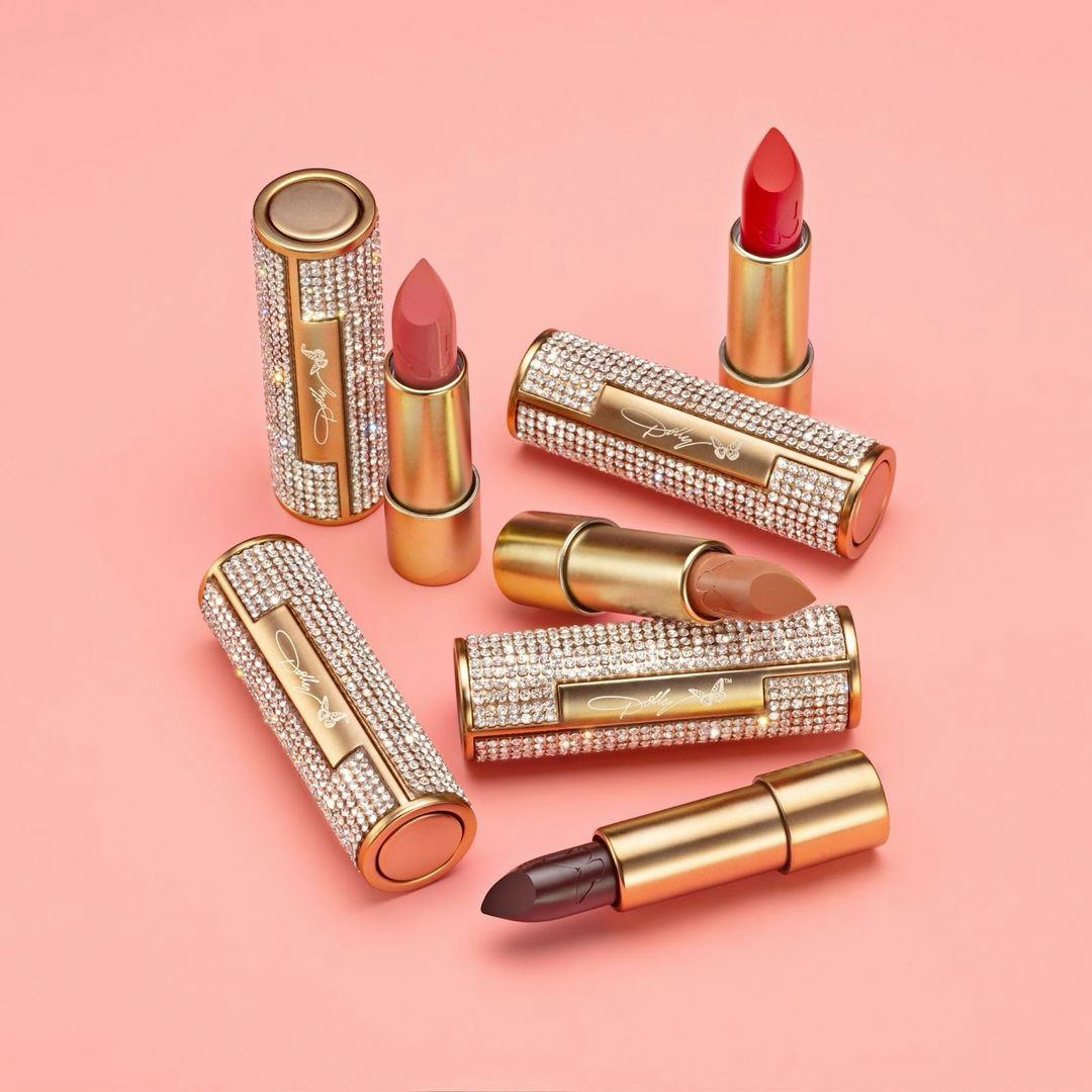 Dolly Beauty&rsquo;s Heaven&rsquo;s Kiss Lipstick collection.