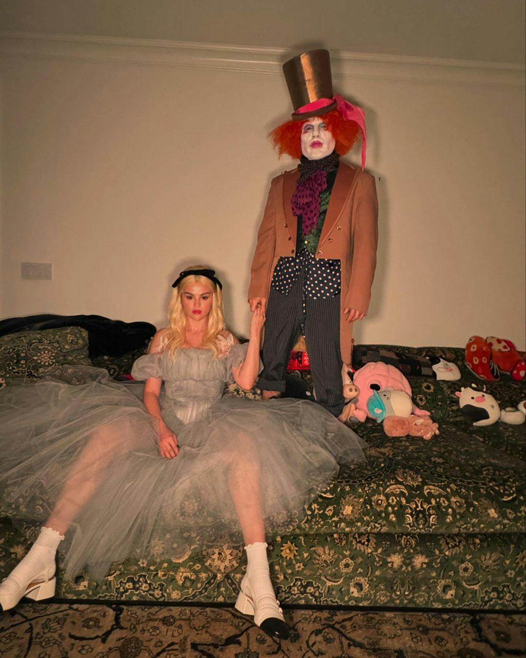 Selena Gomez as Alice in Wonderland for Halloween.