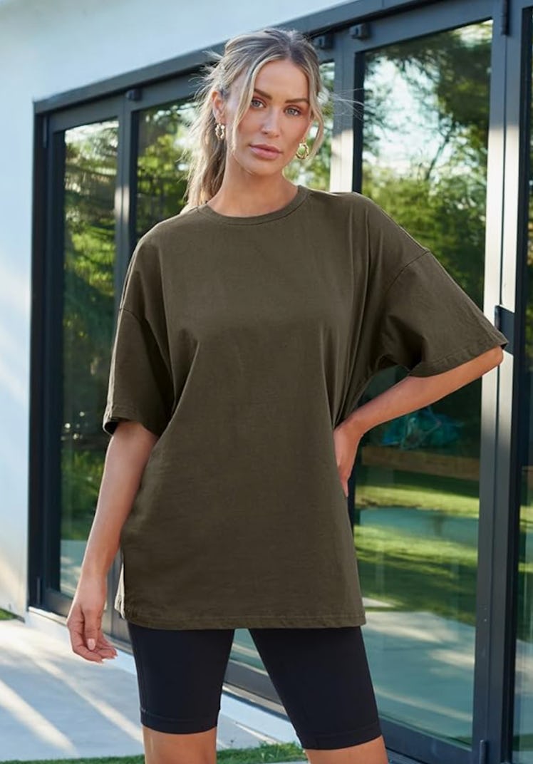 Trendy Queen Oversized Workout Tshirt 