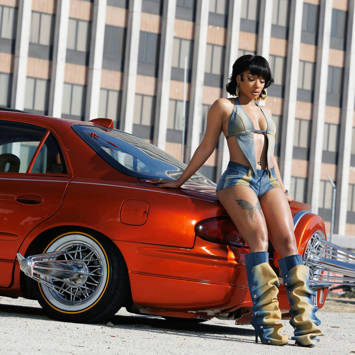 Megan Thee Stallion can&rsquo;t stop wearing itty-bitty shorts.