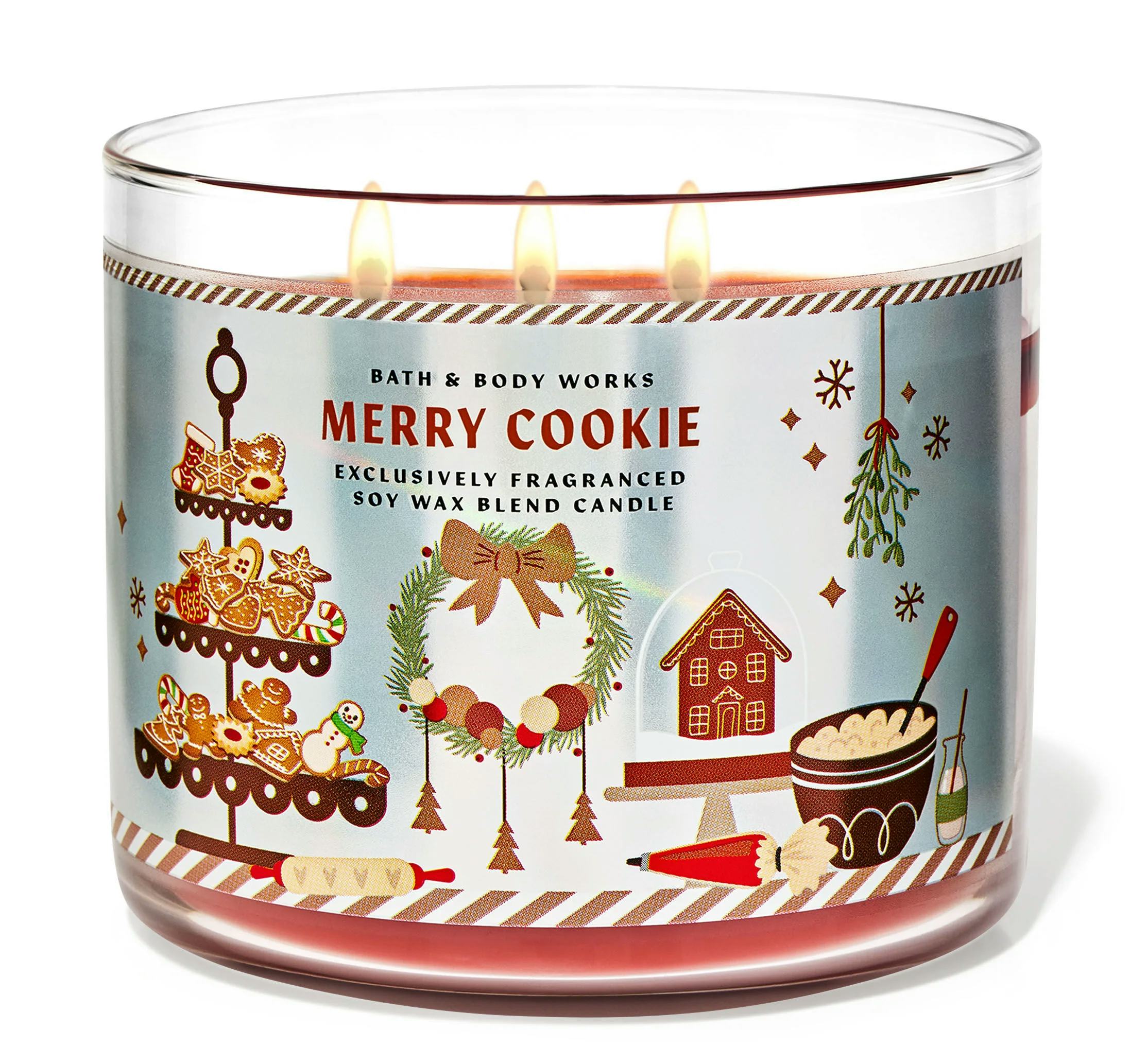 Merry Cookie 3-Wick Candle