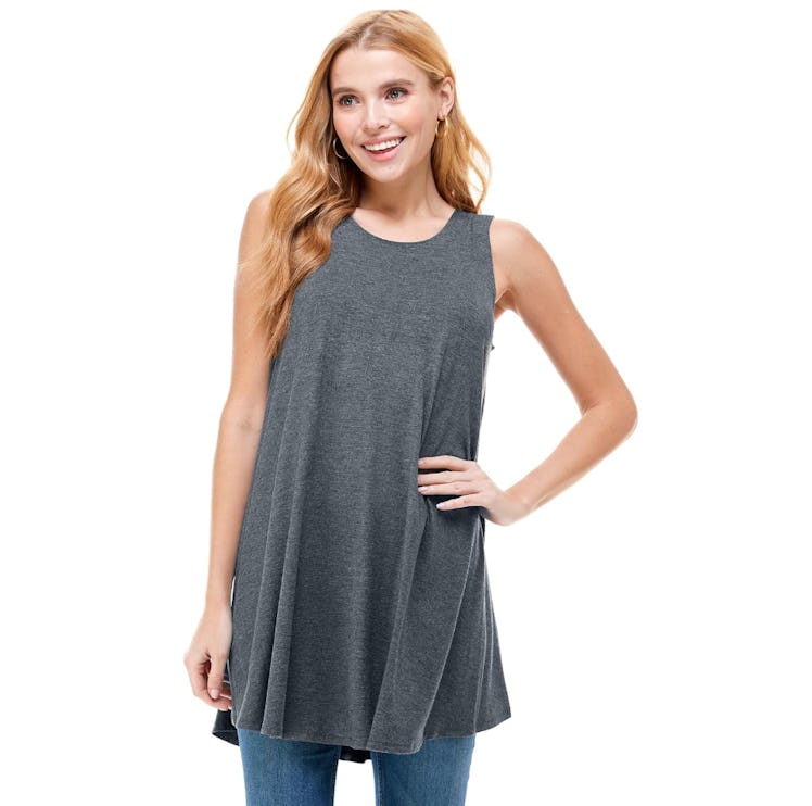 Azules Sleeveless Tunic Top