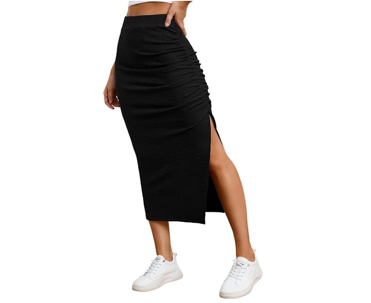 EARKOHA Pencil Midi Skirt 