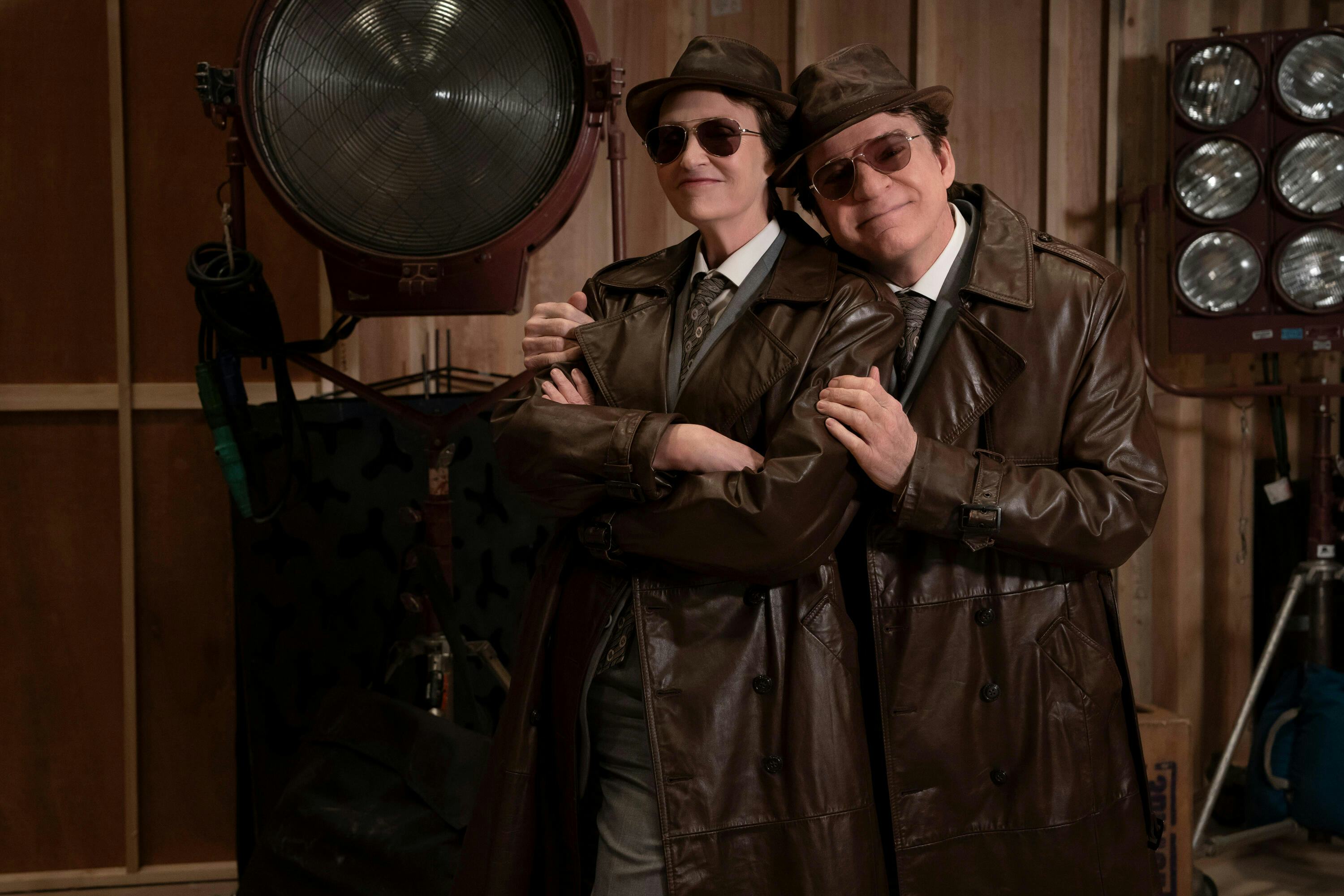 Steve Martin and Jane Lynch in Season 4 of Only Murders in the Building.