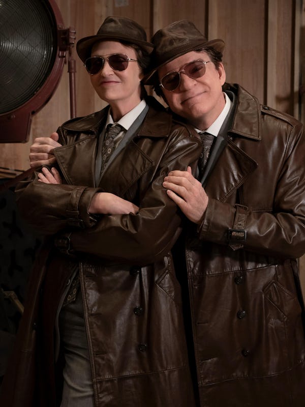 Steve Martin and Jane Lynch in Season 4 of Only Murders in the Building.