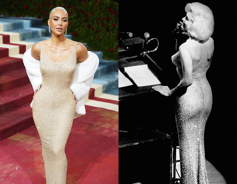 Kim Kardashian Marilyn Monroe Jean Louis Dress