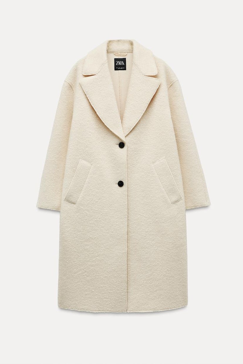 Zara Bouclé Coat