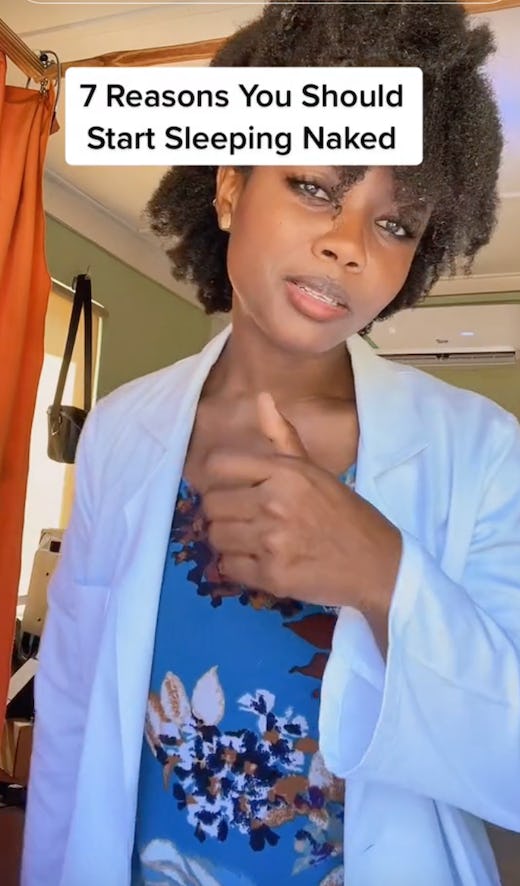 The pros and cons of sleeping naked.