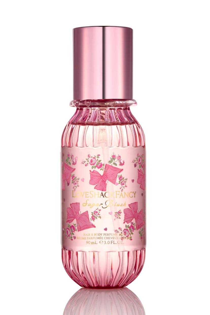 LoveShackFancy Mini Sugar Blush Hair & Body Perfume Mist