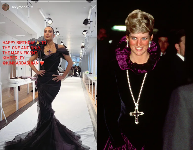 Kim Kardashian's Closet Features Items From Princess Diana and Michael Jackson Kim Kardashian's Closet Features Items From Princess Diana and Michael Jackson