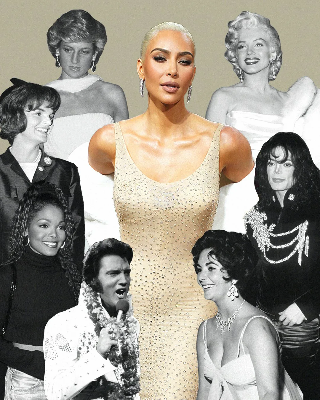 Kim Kardashian's Closet Features Items From Princess Diana and Michael ...