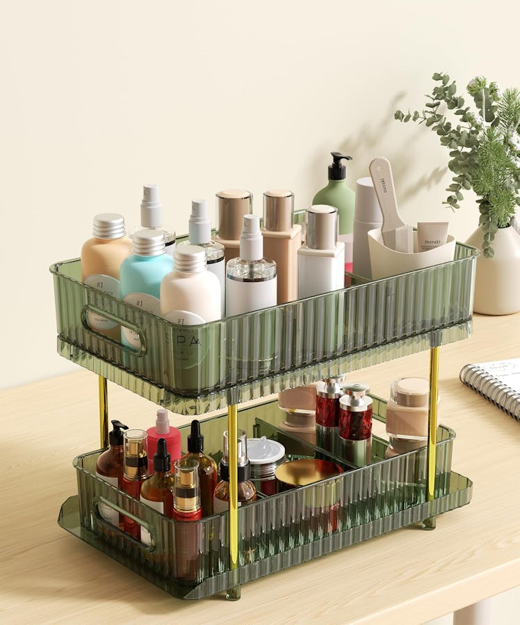 colorsmoon 2-Tier Makeup And Skincare Organizer