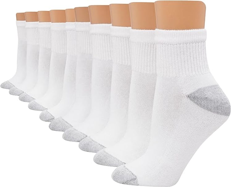 Hanes Women's Ankle Socks (10-Pack)