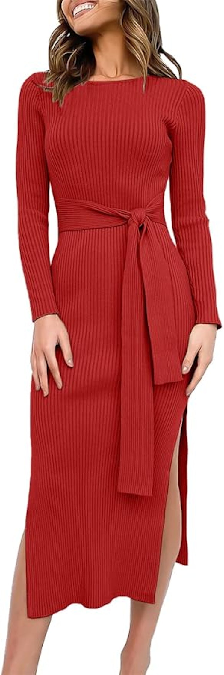 ANRABESS Sweater Dress